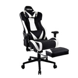 Silla Gamer ELITE SGBL1 + Escritorio Fibra de carbono  Blanco