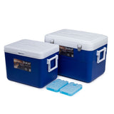 COMBO DE COOLER DUKAP 27 y 45 LITROS AZUL - DOS ICEPACK GRATIS