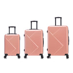 Maletas de viaje Set de 3 Rosado
