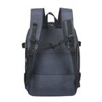 Maleta Cabinera Royal Negro y Mochila Viajera Indigo Gris Oscuro