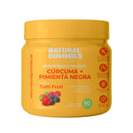 NATURAL GUMMIES de Curcuma + Pimienta Negra Sabor a Tutti Fruti - NGCP