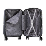 Maleta Cabinera 51 cm Niza Plateado y Mochila MO300 Portalaptop