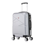 Maleta Cabinera 51 cm Niza Plateado y Mochila MO300 Portalaptop
