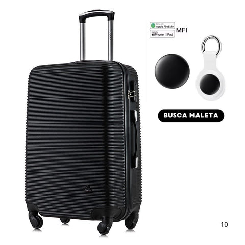 DUKAP Royal Maleta de 71 cm Negro con Itag para Iphone