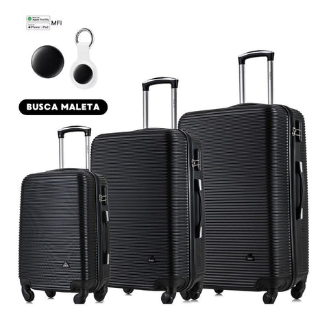 DUKAP Royal Juego de 3 Negro con Itag para Iphone