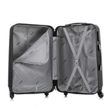 Maleta Cabinera Royal Negro y Mochila Portalaptop 1901 Gris