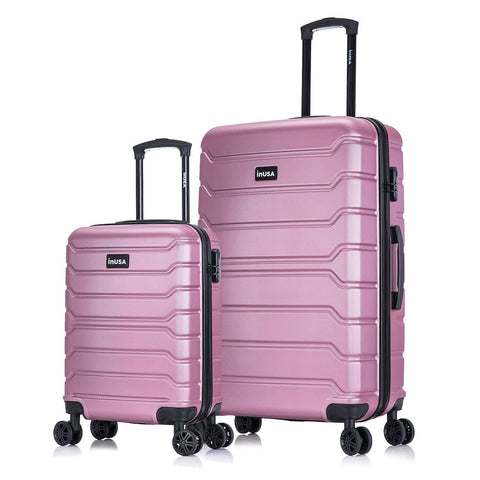 InUSA. Bipack de Maletas 51 y 71 cm Trend Rosado