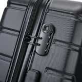 Maleta Cabinera Trend Negro y Mochila Portalaptop 1901 Gris