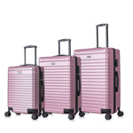 InUSA Deep Maletas Juego de 3 Rosado
