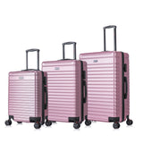 InUSA Deep Maletas Juego de 3 Rosado