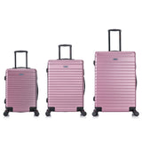 InUSA Deep Maletas Juego de 3 Rosado