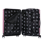 InUSA Deep Maletas Juego de 3 Rosado