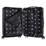 InUSA. Deep Maleta de Cabina 51 Cm 10 Kg Negro