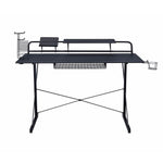Silla Gamer RACING Negro + Escritorio Gamer Fibra de Carbono
