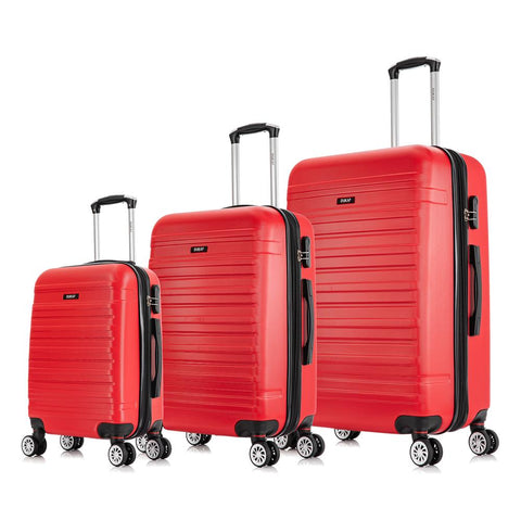 DUKAP. Liverpool Maletas Juego de 3 Rojo