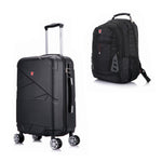 Maleta Cabinera 51 cm Niza Negro y Mochila MO305 Portalaptop