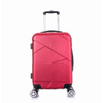 Maleta Cabinera 51 cm Niza Vino y Mochila MO300 Portalaptop
