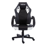 Silla Gamer RACING Blanco + Escritorio Gamer Fibra de Carbono