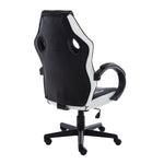 Silla Gamer RACING Blanco + Escritorio Gamer Fibra de Carbono