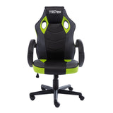 Silla Gamer RACING RAVE + Escritorio Fibra de carbono  Blanco