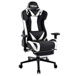 Silla Gamer ELITE Blanco Con Posapies - SGBL1 - ProShopper Perú