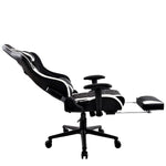 Silla Gamer ELITE SGBL1 + Escritorio Fibra de carbono  Blanco
