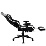Silla Gamer ELITE SGBL1 + Escritorio Fibra de carbono  Blanco